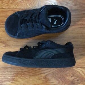 Black Suede Puma Sneakers